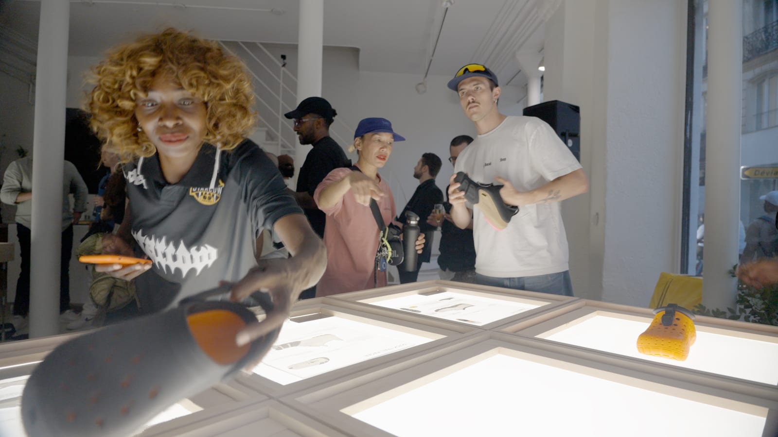Still from Crocs Paris Pop-Up Store
